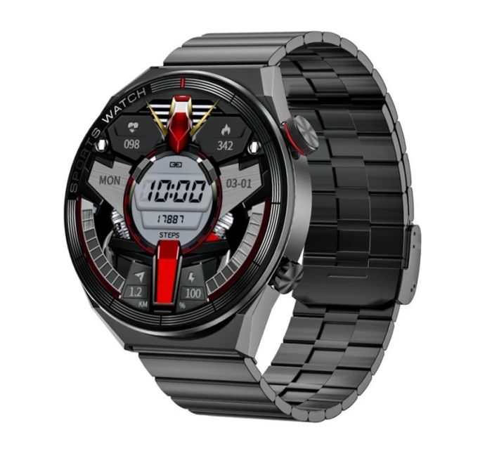 Chytré hodinky Rubicon RNCE99 Black Metal + Silicon SMARUB194 Chytré hodinky Rubicon RNCE99 Black Metal + Silicon SMARUB194