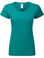 Fruit of the Loom Lady-Fit Iconic 195 T Dámské tričko z těžké bavlny 16.1424 ocean teal Fruit of the Loom Lady-Fit Iconic 195 T Dámské tričko z těžké bavlny 16.1424 ocean teal