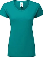 Fruit of the Loom Lady-Fit Iconic 195 T Dámské tričko z těžké bavlny 16.1424 ocean teal
