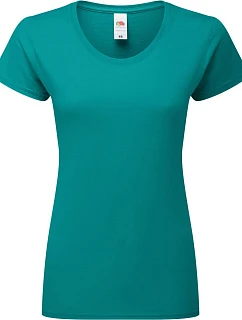 LadyFit Iconic 195 T Dámské tričko z těžké bavlny model 22431632 ocean teal - Fruit of the Loom