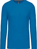 Kariban K 359 Pánské tričko s dlouhým rukávem 20.K359 tropical blue