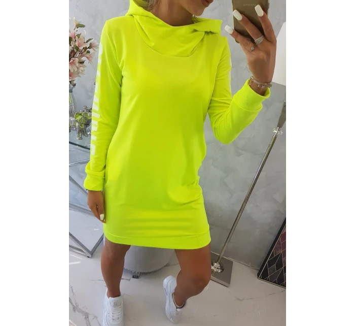 Šaty Off White yellow neon