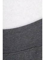 Zateplená mikina s bočními rozparky grafitová