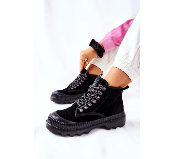 Kožené Boty Big Star černé model 21564910 - Big Star Shoes