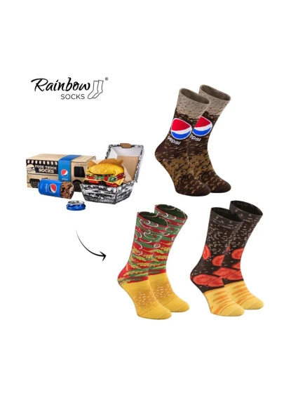 x Rainbow ponožky  Ponožky sada 3 model 21606640 - ZOOKSY/RAINBOW SOCKS