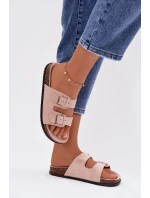 Dámské žabky Světle růžové model 21908455 - Boto