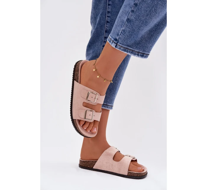 Dámské žabky Světle růžové model 21908455 - Boto