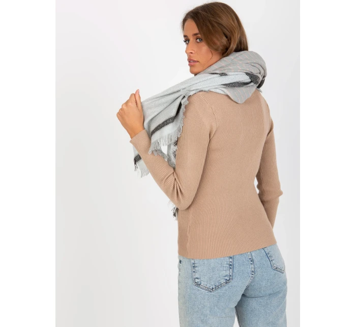 Dámský šátek AT CH 14201 1.77P šedý černý