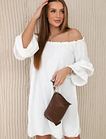 Španělské šaty s volánky 8002 ecru - Kesi