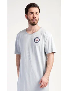 Pánská noční košile s krátkým rukávem Sea