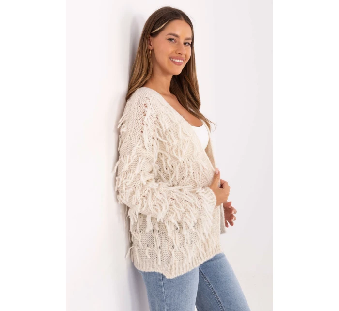 Svetr na zapínání model 217058 Rue Paris Svetr na zapínání model 217058 Rue Paris