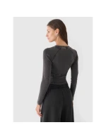 Dámské hladké tričko s dlouhým rukávem 4F 4FRAW24TLONF503-20S
