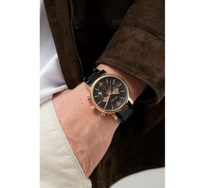 Pánské hodinky PAUL LORENS PL20017B-1A4 + BOX