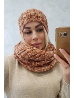 Dámský fleecový set 4 Seasons K263 camel+red Dámský fleecový set 4 Seasons K263 camel+red