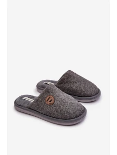 Mužské klasické pantofle šedé model 21641313 - Boto