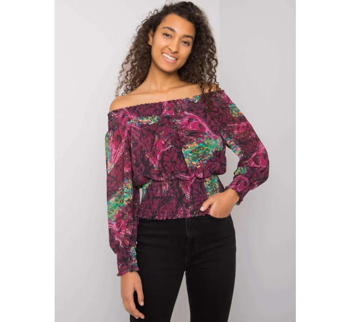 Halenka DHJ BZ 15175 2.10P tmavě fialová