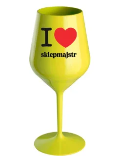 Personalizovaná nerozbitná sklenice - I love 
