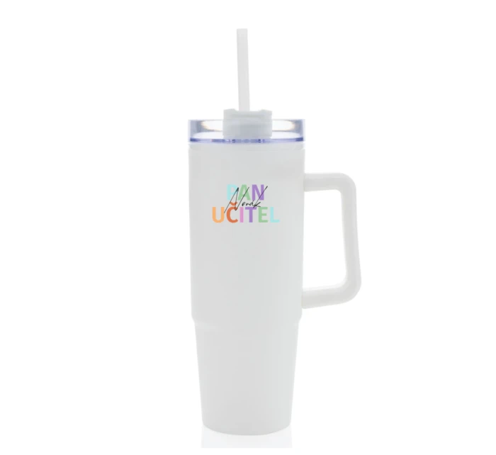 Personalizovaná termoska s průhledným víčkem pro paní učitelku/pana učitele Personalizovaná termoska s průhledným víčkem pro paní učitelku/pana učitele