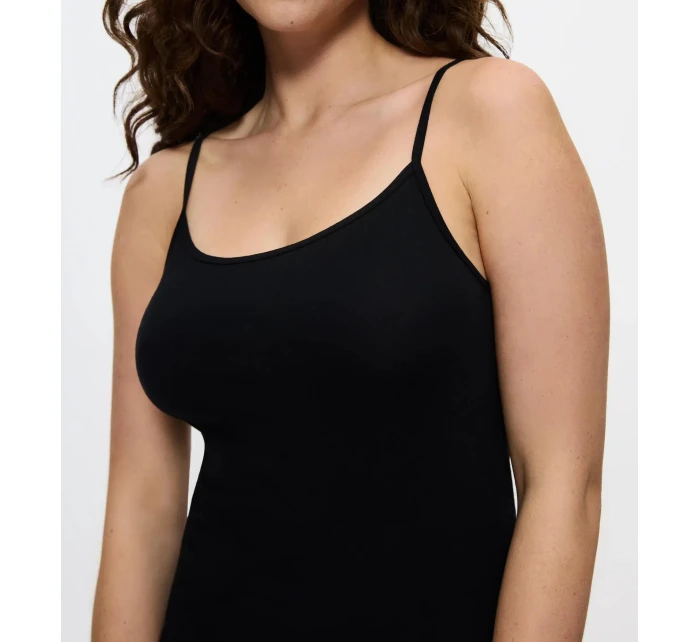 Sense Of Cotton Spaghetti Top - BLACK - TRIUMPH BLACK - TRIUMPH Sense Of Cotton Spaghetti Top - BLACK - TRIUMPH BLACK - TRIUMPH