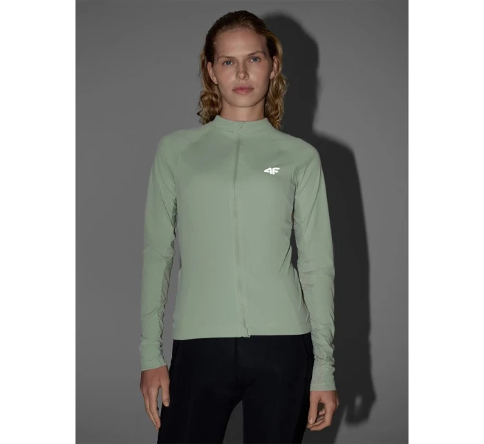 Dámské cyklistické tričko s dlouhým rukávem 4F 4FWSS25TFLOF343-47S Dámské cyklistické tričko s dlouhým rukávem 4F 4FWSS25TFLOF343-47S