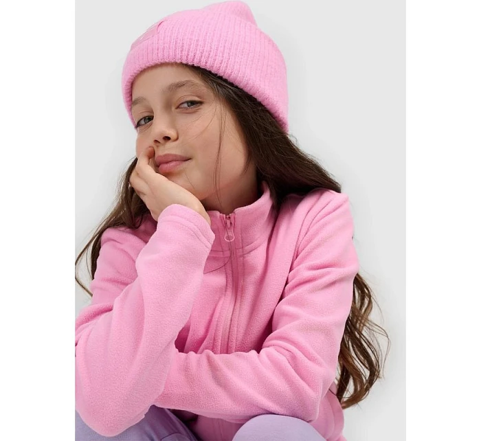Dívčí fleece s kapucí model 22071473 - 4F