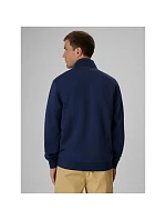 Pánská mikina z fleece s pravidelným střihem bez kapuce 4F 4FRSS26TSWSM2977-31S