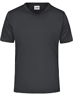 JN Pánské sportovní tričko s výstřihem do V 02.0 black model 22413736 - Daiber