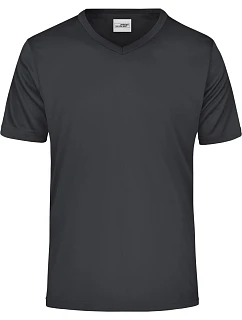 Daiber JN 736 Pánské sportovní tričko s výstřihem do V 02.0736 black