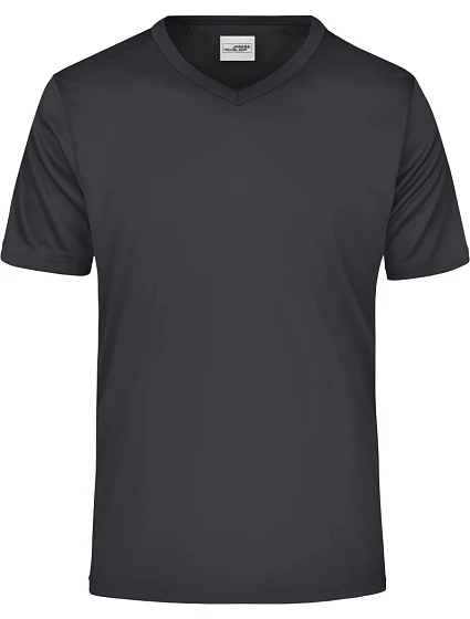 Daiber JN 736 Pánské sportovní tričko s výstřihem do V 02.0736 black Daiber JN 736 Pánské sportovní tričko s výstřihem do V 02.0736 black