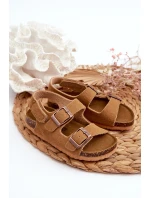 Dětské sandálky na korkové platformě se suchým zipem Camel Rorria Dětské sandálky na korkové platformě se suchým zipem Camel Rorria