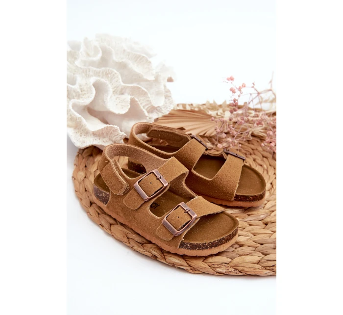 Dětské sandálky na korkové platformě se suchým zipem Camel Rorria Dětské sandálky na korkové platformě se suchým zipem Camel Rorria