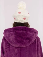 Czapka AT CZ model 20710175 ecru - FPrice Czapka AT CZ model 20710175 ecru - FPrice