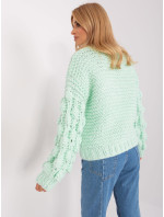 Sweter AT SW 2382.97P mietowy