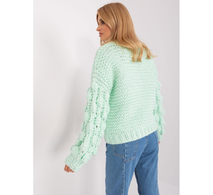 Sweter AT SW 2382.97P mietowy