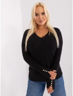 Sweter PM SW PM model 18949131 czarny - FPrice Sweter PM SW PM model 18949131 czarny - FPrice