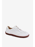Kožené dámské tenisky Barefoot Zazoo N1243 Bílé