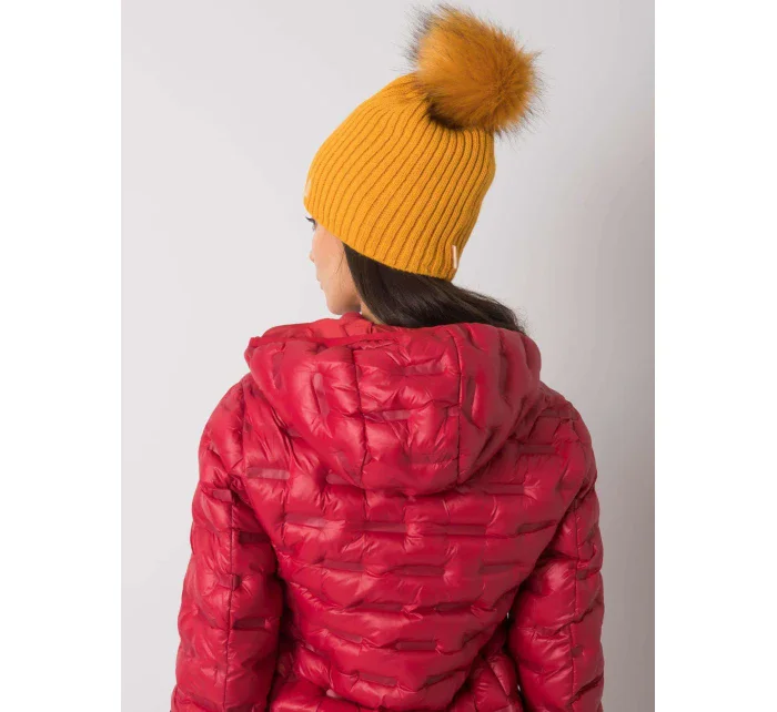 Dámská čepice JK CZ 24 cap.30 tmavě žlutá