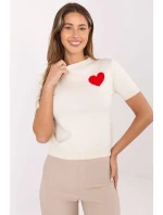 Svetr s krátkým rukávem  model 219972 Factory Price