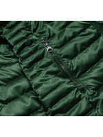 Zelená dámská bunda s kapucí model 16149578 - 6&8 Fashion