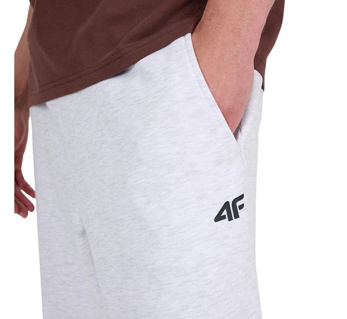 Pánské kalhoty CAS light grey melange WMM00TTRO 27M model 21391626 - 4F Pánské kalhoty CAS light grey melange WMM00TTRO 27M model 21391626 - 4F