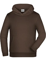 JN Dětská mikina s kapucí 02. brown model 22414029 - Daiber