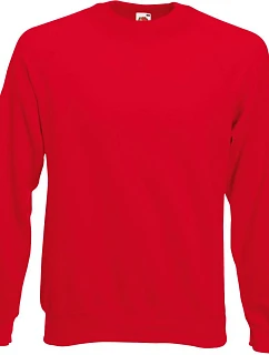 Fruit of the Loom Classic Raglan Sweat Raglánová mikina 16.2216 red