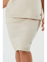 Italian Fashion Stella midi barva: béžová Italian Fashion Stella midi barva: béžová