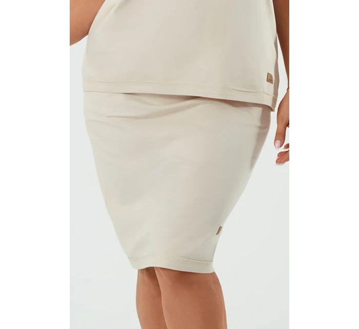 Italian Fashion Stella midi barva: béžová Italian Fashion Stella midi barva: béžová