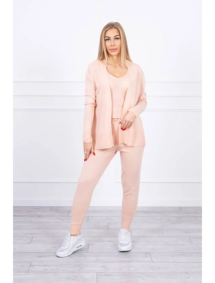 Sada svetrů model 18747766 pudrově růžová - K-Fashion