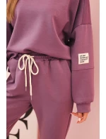 Komplet mikina + kalhoty máslový fialový Komplet mikina + kalhoty máslový fialový