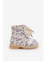 Dětské Boty S Zipem Bežové model 21634754 - Boto