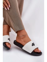 Dámské pantofle model 21695515 Bílé - 4F