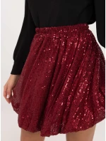 Sukně MI SD model 20619171 bordó - FPrice