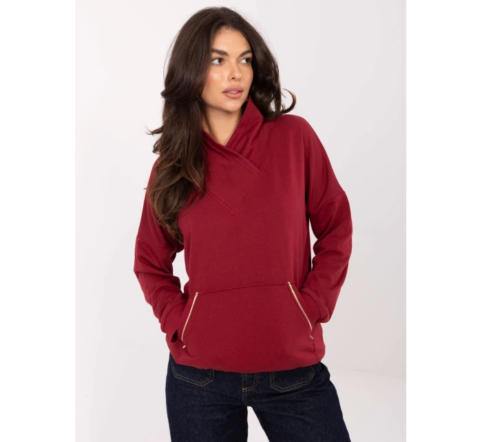 Bluza RV BL model 21334824 bordowy - FPrice